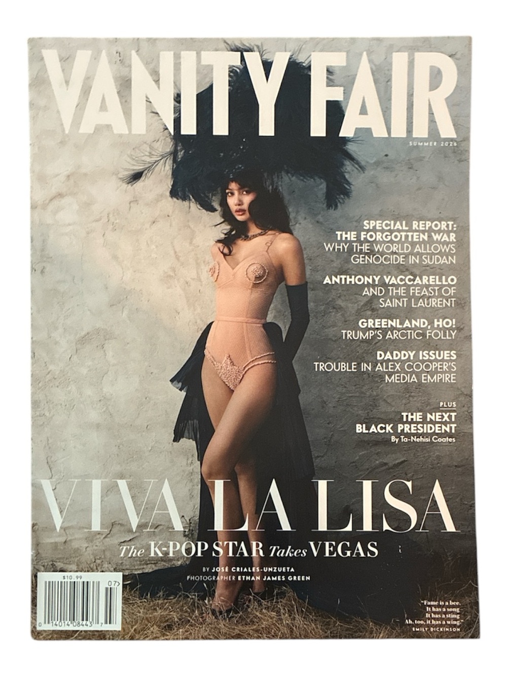 Vanity Fair Magazine Summer 2026 Viva La Lisa Blackpink K Pop Star Las Vegas